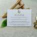 Gold Mirror Acrylic Invitation Card Greeting Invitation Personalized Custom